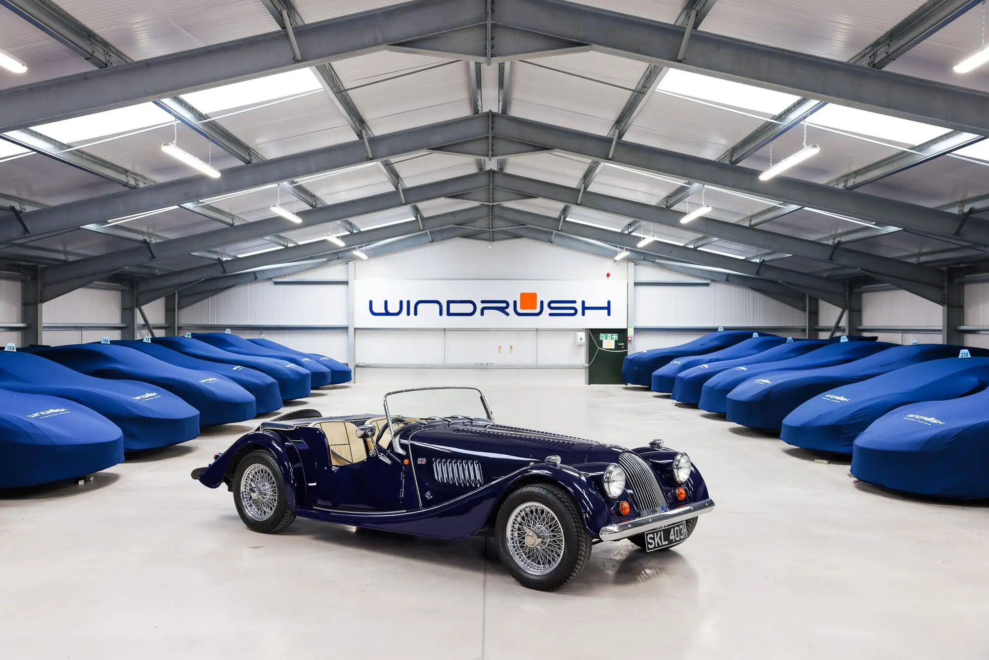 A Morgan in the Cotswolds motor-house